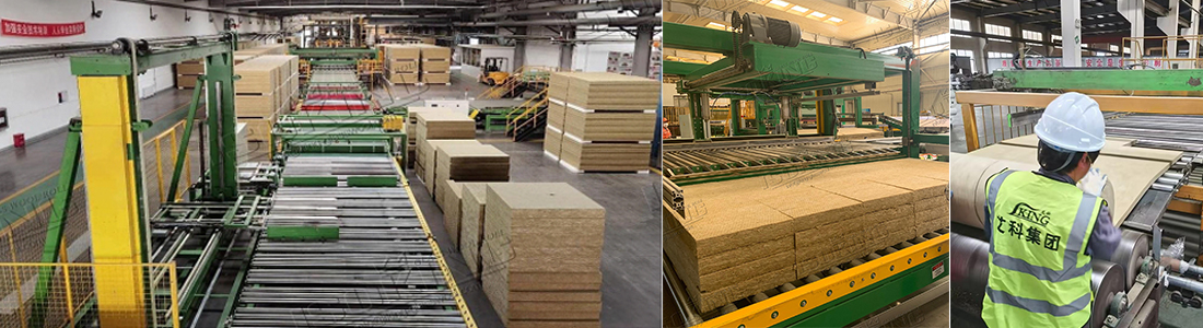 Rock wool production line