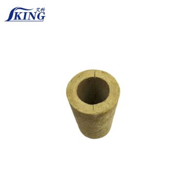 Rock wool pipe