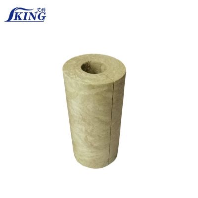 Mineral wool pipe section